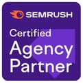 Semrush Certified Agency Partner badge